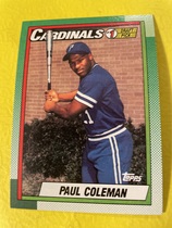 1990 Topps Base Set #654 Paul Coleman
