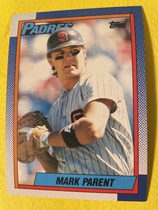 1990 Topps Base Set #749 Mark Parent