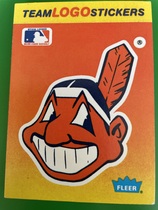 1991 Fleer Team Logo Stickers #NNO Indians