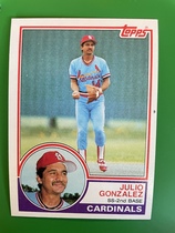1983 Topps Base Set #74 Julio Gonzalez