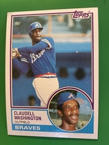 1983 Topps Base Set #235 Claudell Washington