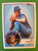 1983 Topps Base Set #288 Joe Cowley