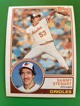 1983 Topps Base Set #347 Sammy Stewart