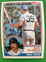 1983 Topps Base Set #472 Gary Allenson