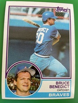 1983 Topps Base Set #521 Bruce Benedict