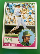 1983 Topps Base Set #571 Mickey Klutts