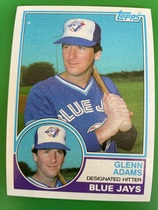 1983 Topps Base Set #574 Glenn Adams