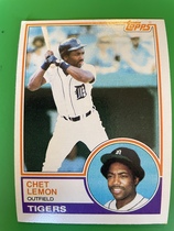 1983 Topps Base Set #727 Chet Lemon