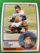 1983 Topps Base Set #689 Ron Hassey