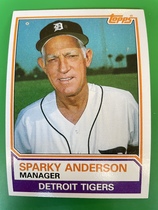 1983 Topps Base Set #666 Sparky Anderson