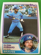 1983 Topps Base Set #624 Glenn Hubbard