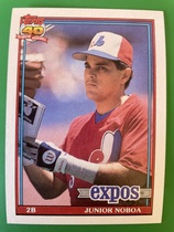 1991 Topps Base Set #182 Junior Noboa