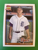 1991 Topps Base Set #183 Clay Parker