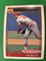 1991 Topps Base Set #289 Tim Birtsas