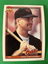 1991 Topps Base Set #349 Dave Gallagher