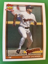 1991 Topps Base Set #373 Darrin Jackson