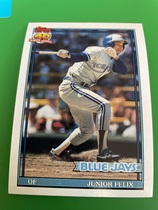 1991 Topps Base Set #543 Junior Felix