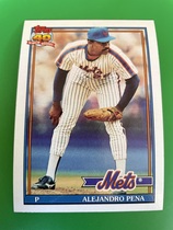 1991 Topps Base Set #544 Alejandro Pena