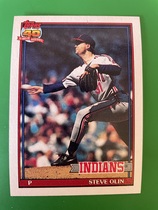 1991 Topps Base Set #696 Steve Olin