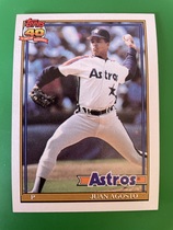 1991 Topps Base Set #703 Juan Agosto