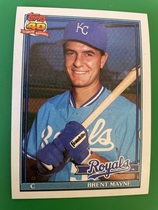 1991 Topps Base Set #776 Brent Mayne