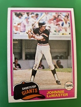 1981 Topps Base Set #84 Johnnie LeMaster