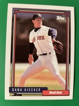 1992 Topps Base Set #163 Dana Kiecker