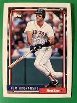 1992 Topps Base Set #296 Tom Brunansky