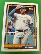 1992 Topps Base Set #352 Edwin Nunez