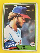 1981 Topps Base Set #197 Jim Kern