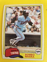 1981 Topps Base Set #256 Bombo Rivera