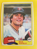 1981 Topps Base Set #278 Rick Sofield