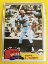 1981 Topps Base Set #386 Dave Edwards
