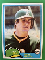 1981 Topps Base Set #437 Mike Heath