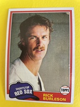 1981 Topps Base Set #455 Rick Burleson