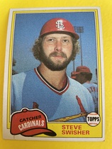 1981 Topps Base Set #541 Steve Swisher