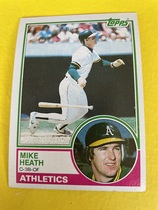 1983 Topps Base Set #23 Mike Heath