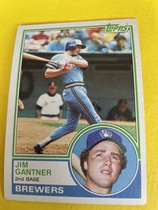 1983 Topps Base Set #88 Jim Gantner