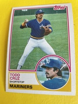 1983 Topps Base Set #132 Todd Cruz