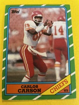 1986 Topps Base Set #307 Carlos Carson
