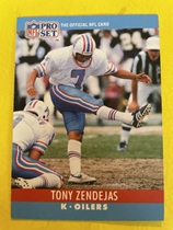 1990 Pro Set Base Set #126 Tony Zendejas