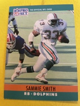 1990 Pro Set Base Set #183 Sammie Smith
