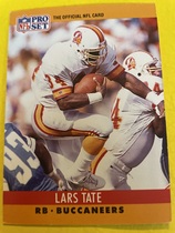 1990 Pro Set Base Set #317 Lars Tate