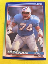 1990 Score Base Set #93 Bruce Matthews