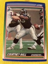 1990 Score Base Set #366 Courtney Hall