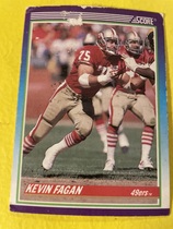 1990 Score Base Set #448 Kevin Fagan