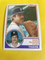 1983 Topps Base Set #304 Dave Rucker