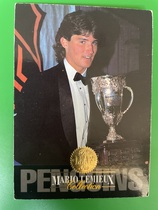 1993 Leaf Lemieux Inserts #4 84-85 Calder Trophy