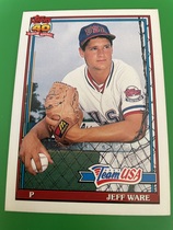 1991 Topps Traded #124 Jeff Ware