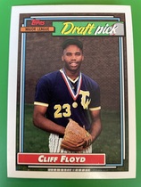 1992 Topps Base Set #186 Cliff Floyd